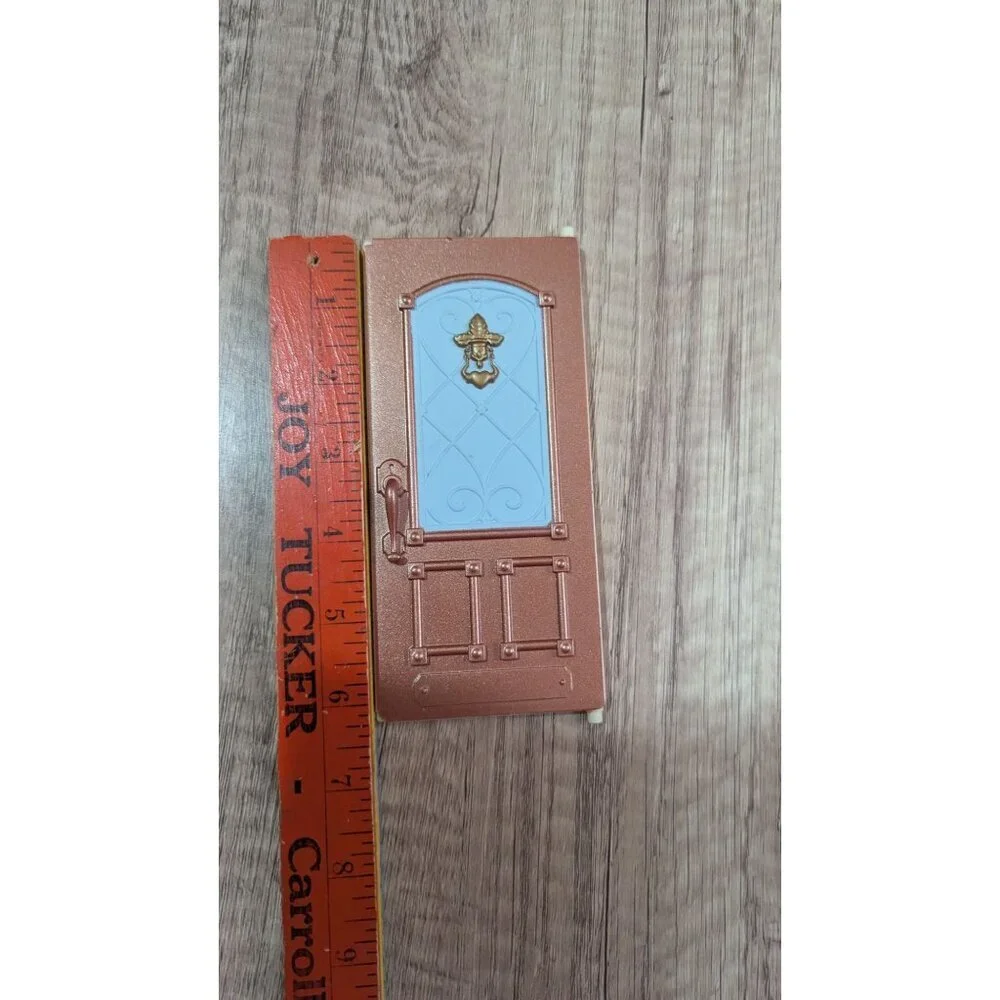 FISHER PRICE Loving Family Grand Mansion‎ Replacement Front Door Brown Blue